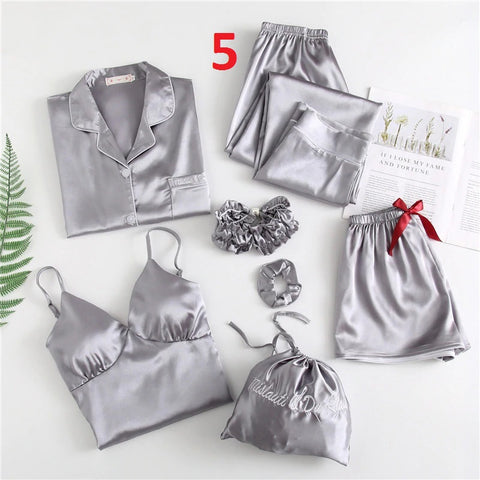 Top&Pants Pajamas Suit Soft Print Flower Sleepwear Nightwear CODE: KAR729