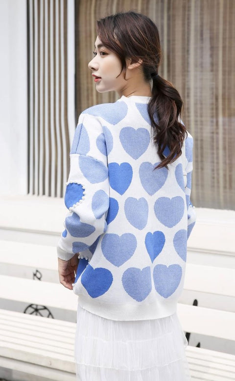 Pullovers Long Sleeve Sweater Women's O-Neck Loose CODE: KAR747