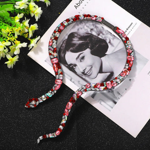 Colorful Crystal Snake Statement Necklace CODE: KAR794