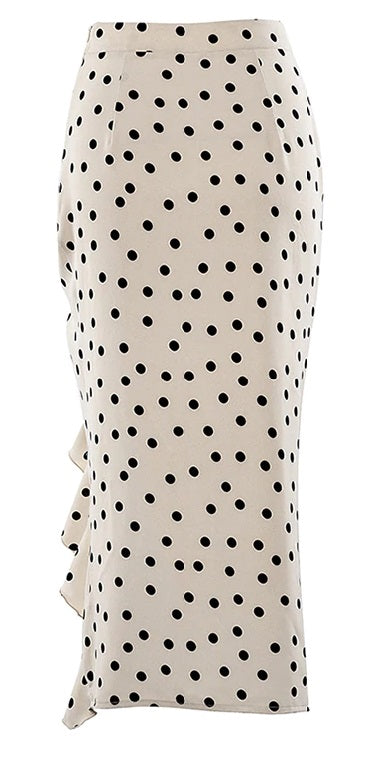 Ruffle Skirt Ladies Summer Midi Skirt Women High Waist CODE: KAR807