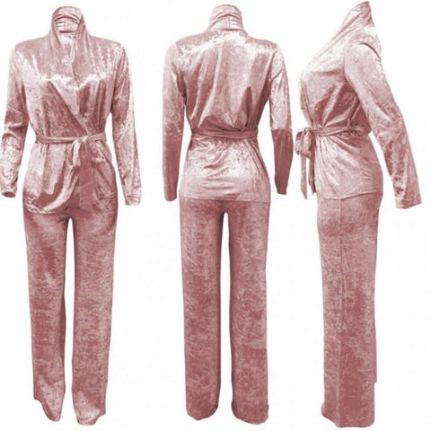 New Party Wear Two Piece Set Long Sleeve Velvet Party CODE: mon1320