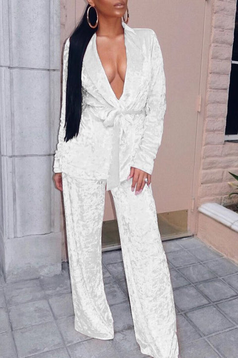 New Party Wear Two Piece Set Long Sleeve Velvet Party CODE: mon1320