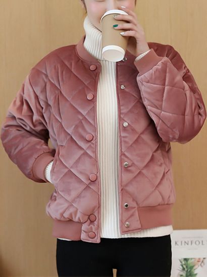 Warm Plaid Long Sleeve Fashion  Coat CODE: mon1365
