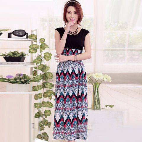O-neck Simple Ankle Maxi Dress CODE: READY221