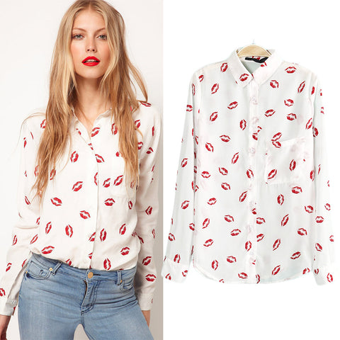 Party Style Top / Lip Shirt CODE: READY421 , READY425 , READY477