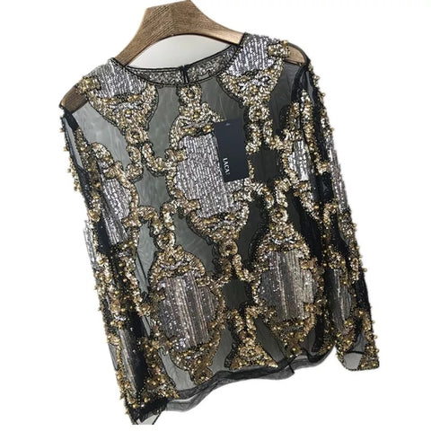 Exclusive Diamond Work Top CODE: READY743