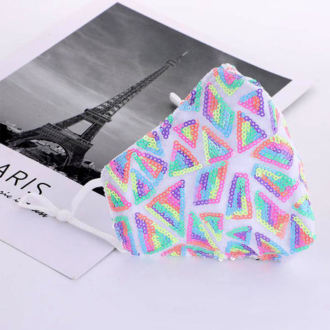Pure Cotton Sequins Mask CODE: READY859