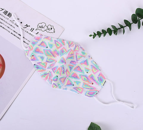 Pure Cotton Sequins Mask CODE: READY859