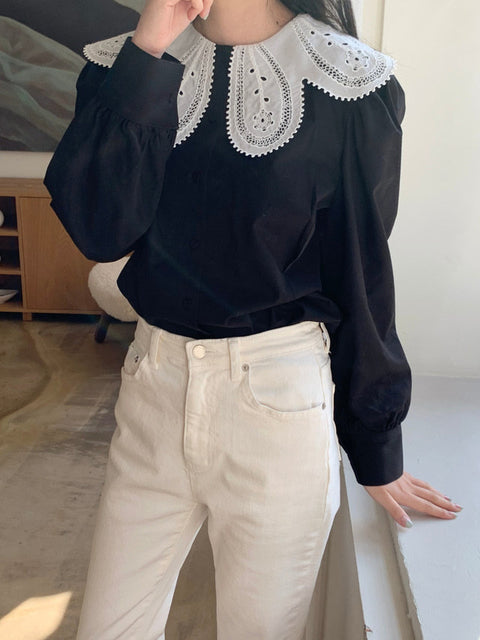 Chic retro crochet Shirt CODE: READY864