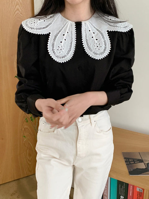 Chic retro crochet Shirt CODE: READY864