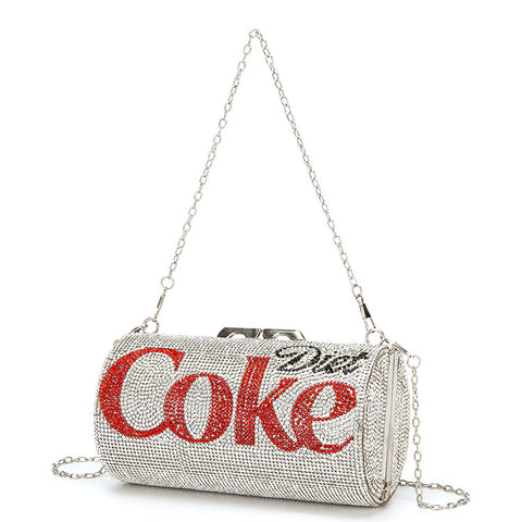 Diamond Coke Diagonal Cans Clutch Bag CODE: READY894
