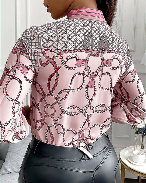 Printed heavy shirt women long-sleeved western style CODE: READY902