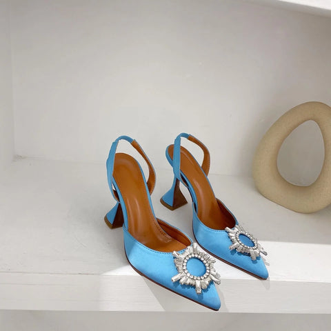 Sexy Pointed Toe Crystal Pumps Classic High Heel SIZE: 37 CODE: READY989