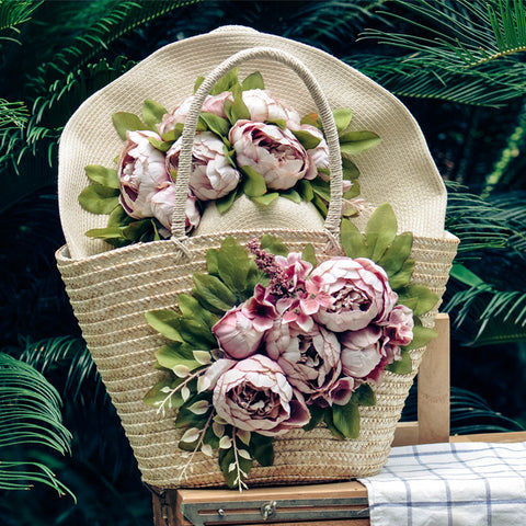 Flower Hat Bag Set Outing CODE: mon1059