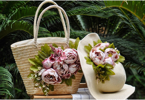 Flower Hat Bag Set Outing CODE: mon1059