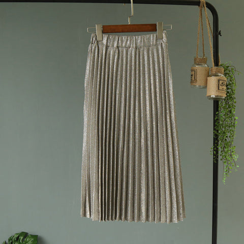 Pleated Shiney Skirt CODE: mon1227
