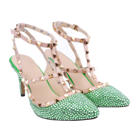 Rhinestone Bride High-heeled Stiletto Sandals CODE: mon1245