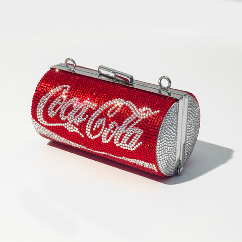 Diamond Coke Diagonal Cans Clutch Bag CODE: mon1359