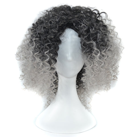 short curly hair hood Fiber Wire Wig CODE: mon1408