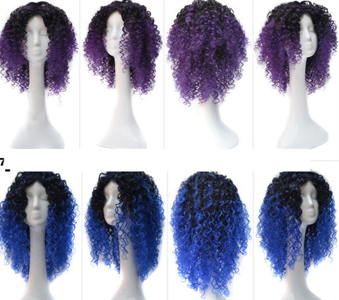 short curly hair hood Fiber Wire Wig CODE: mon1408