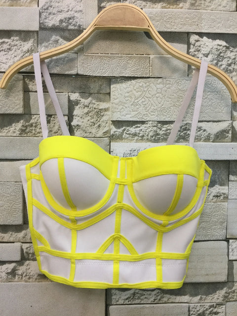 sexy stripe corset tube top CODE: mon1472