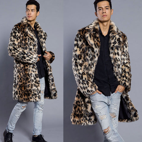 Men's Imitation fur collar warm coat CODE: mon1684