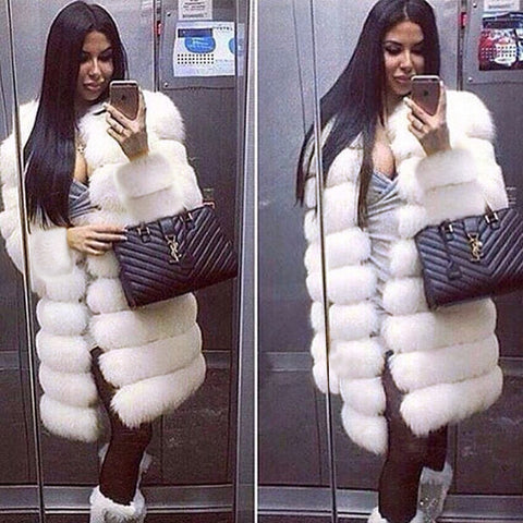 Winter wear imitation faux fur coat CODE: mon1686