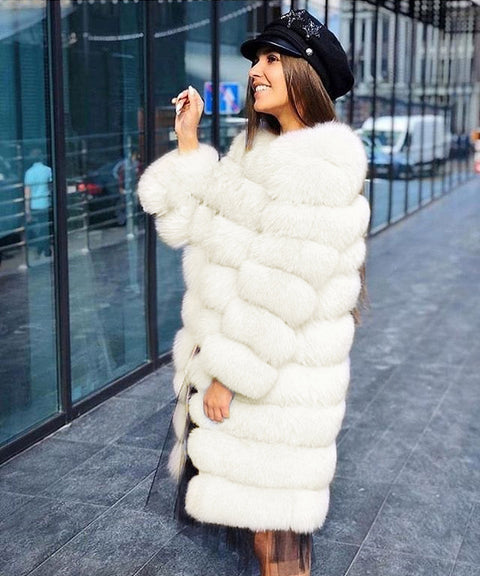 Winter wear imitation faux fur coat CODE: mon1686