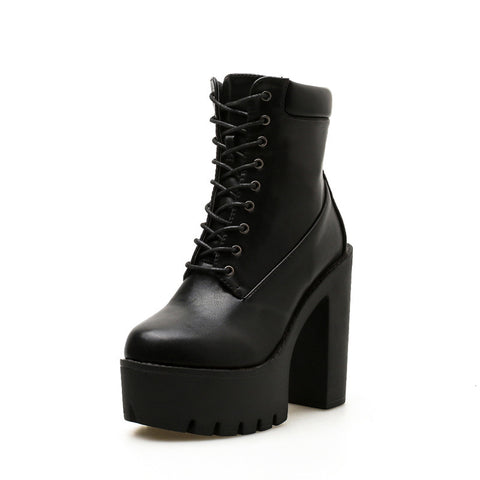Martin boots high-heeled platform CODE: mon1702