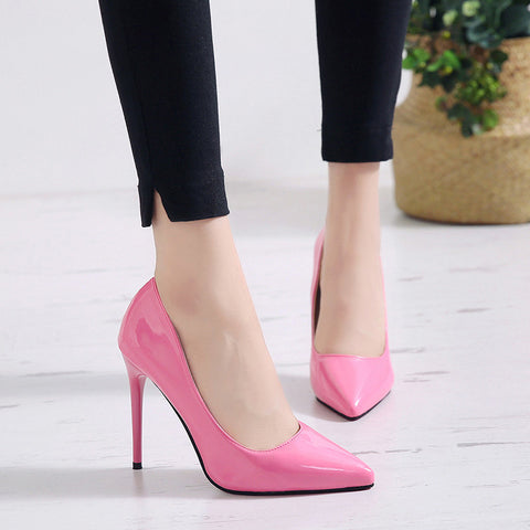 Pointed high heels sexy shallow mouth shoes CODE: mon1786