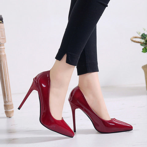 Pointed high heels sexy shallow mouth shoes CODE: mon1786