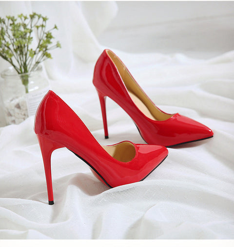 Pointed high heels sexy shallow mouth shoes CODE: mon1786