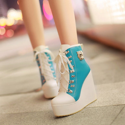 High-altitude wedge heel boots CODE: mon1796