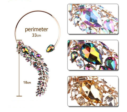 latest big necklace deep V sexy clavicle chain fashion choker CODE: mon653