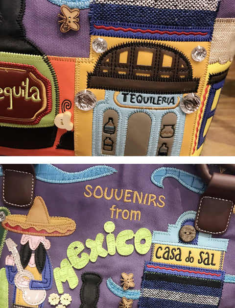 Retro portable Messenger bag hand embroidery tide package handbag CODE: mon655