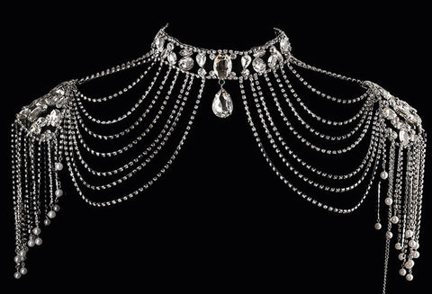 Body Chain Necklace bridal luxury diamond wedding jewelry CODE: mon754