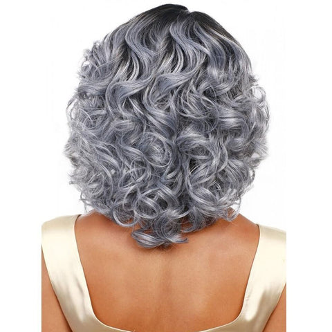 short curly Gray hair wig  fiber hair CODE: mon907