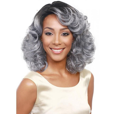 short curly Gray hair wig  fiber hair CODE: mon907
